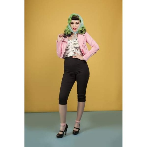 🌺Collectif Rosie Vintage Style Hair Scarf Black - Picture 3 of 5